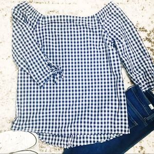 Cupio Checkered women’s top Fall fashion